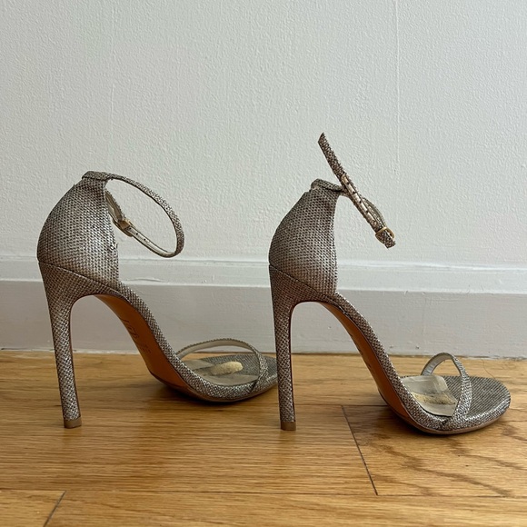 Nudistcurve Shimmery Ankle-Strap Sandals - Picture 8 of 10